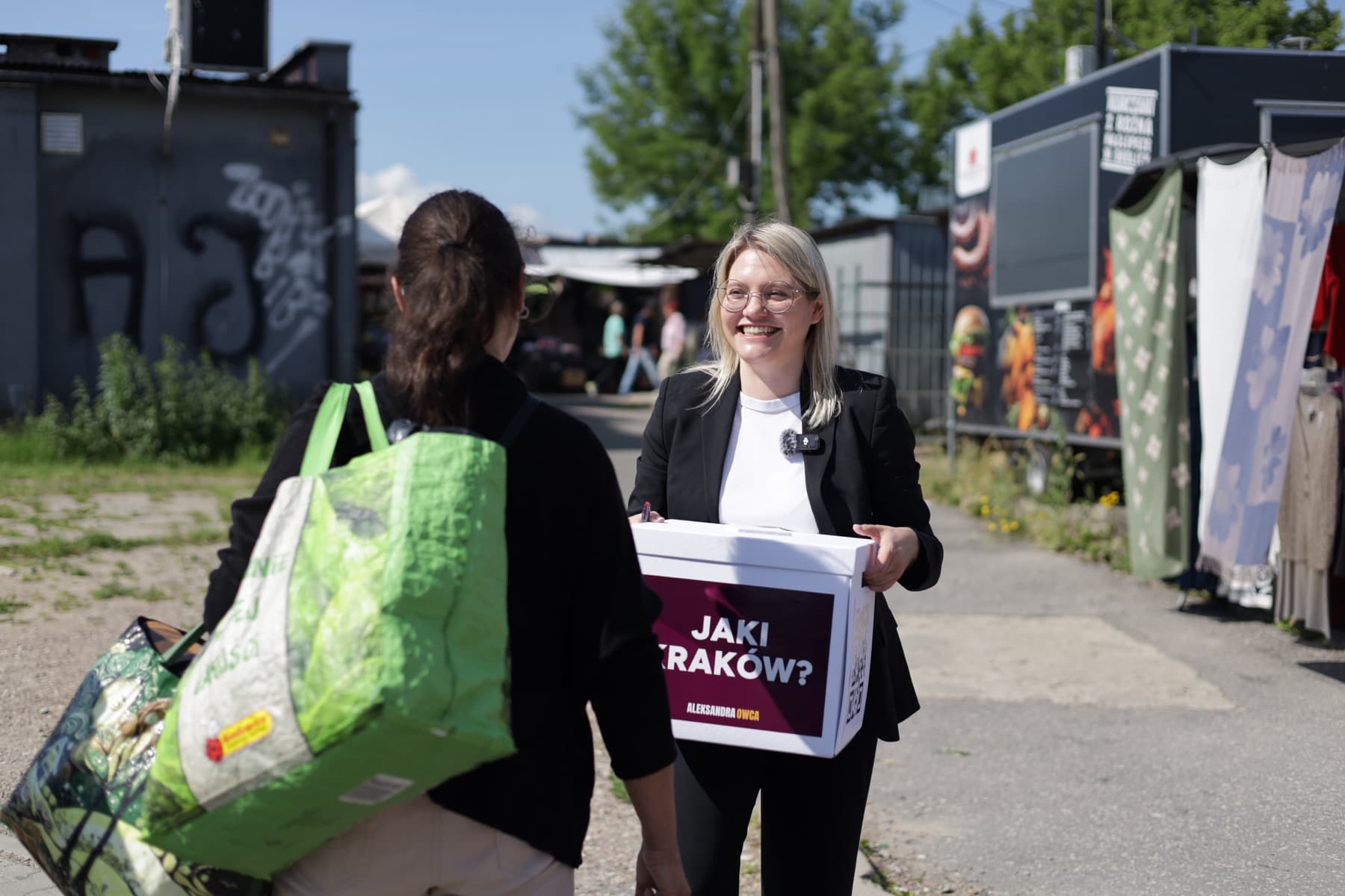 Aleksandra Owca spotyka się z mieszkańcami i rusza z akcją „Jaki Kraków?”